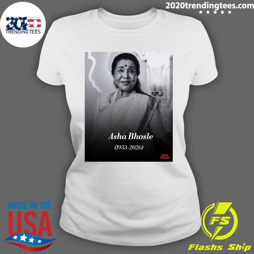 RIP Asha Bhosle 1933-2026 Shirt