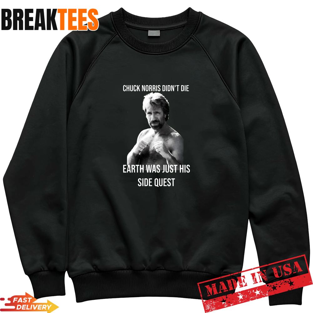 RIP Chuck Norris T-Shirt – Legend Never Dies Memorial Graphic Tee