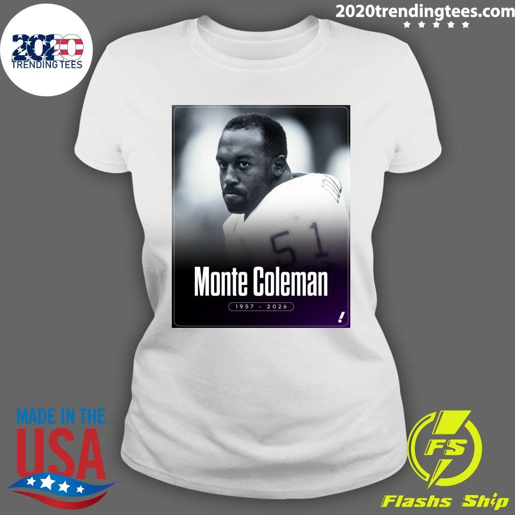 RIP Monte Coleman 1957-2026 Shirt