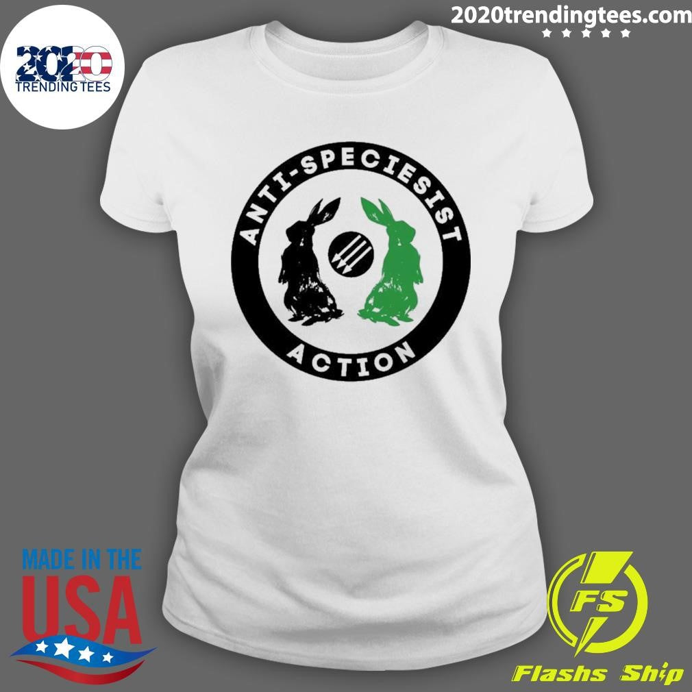 Rabbit Anti Ti-speciesis Action Logo Shirt