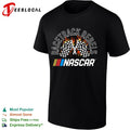 Racetrack Rebels NASCAR checkered flags flaming racing motorsport shirt