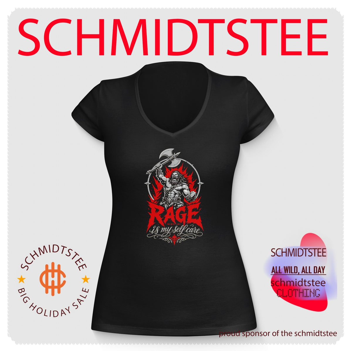 Rage Is My Self Care Barbarian Warrior fantasy shirt