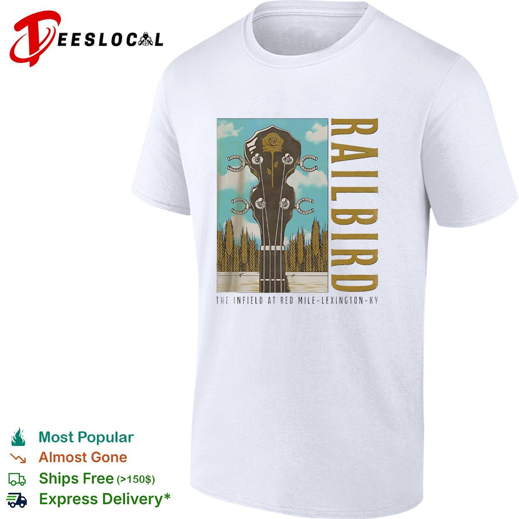 Railbird Music Festival 2026 Lexington Kentucky On June 6 And 7 2026 Banjo shirt