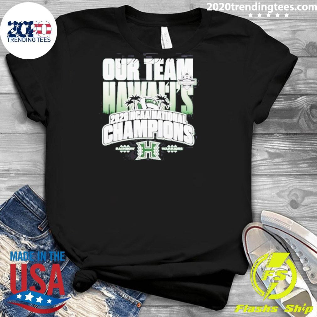 Rainbow Warrior 2026 Men’s Volleyball Ncaa Champions Go Bows Shirt