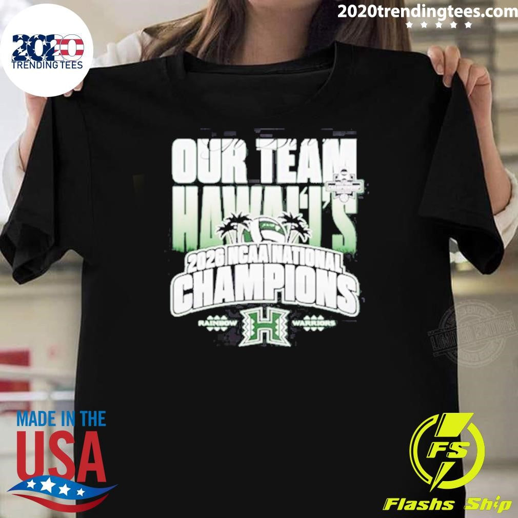 Rainbow Warrior 2026 Men’s Volleyball Ncaa Champions Go Bows Shirt