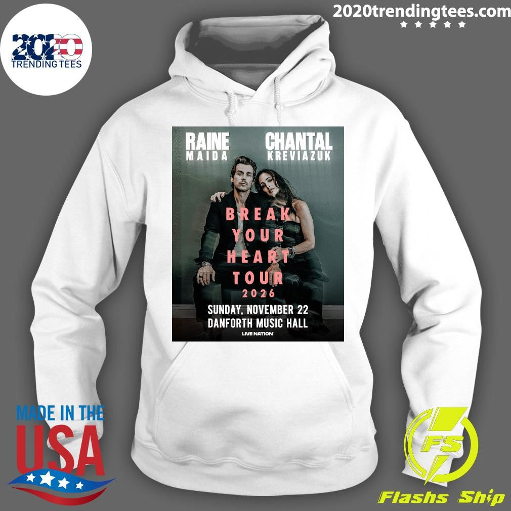 Raine Maida and Chantal Kreviazuk are coming to Danforth Music Hall on November 2, 2026 Shirt