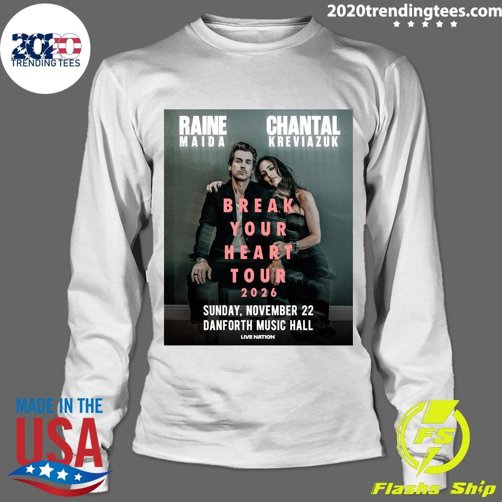 Raine Maida and Chantal Kreviazuk are coming to Danforth Music Hall on November 2, 2026 Shirt