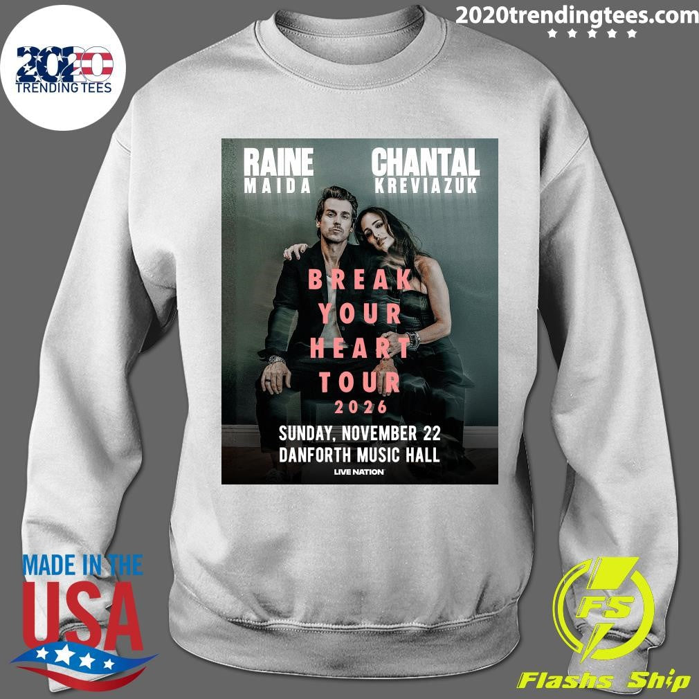 Raine Maida and Chantal Kreviazuk are coming to Danforth Music Hall on November 2, 2026 Shirt