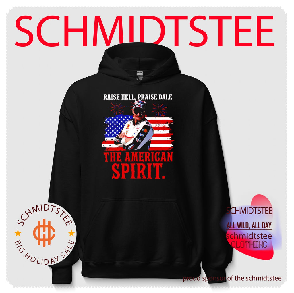 Raise Hell Praise Dale American Spirit Vintage Racing Legend Patriotic 4th of July shirt