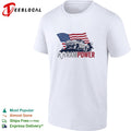 Ram Power Toyota Tacoma American flag shirt