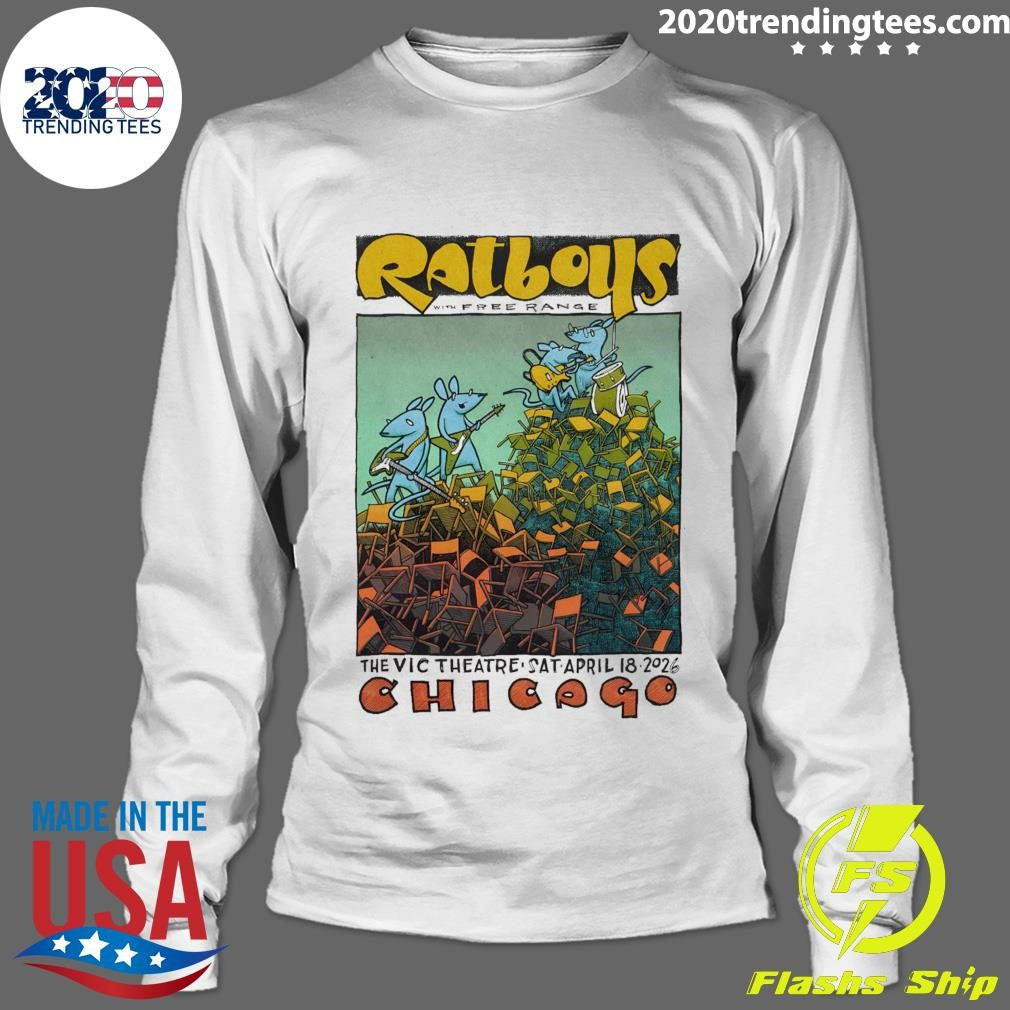 Ratboys The Vic Theatre In Chicago IL April 18 2026 Shirt