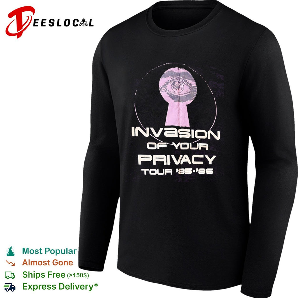 Ratt Invasion of Your Privacy Tour 85 86 eye keyhole shirt