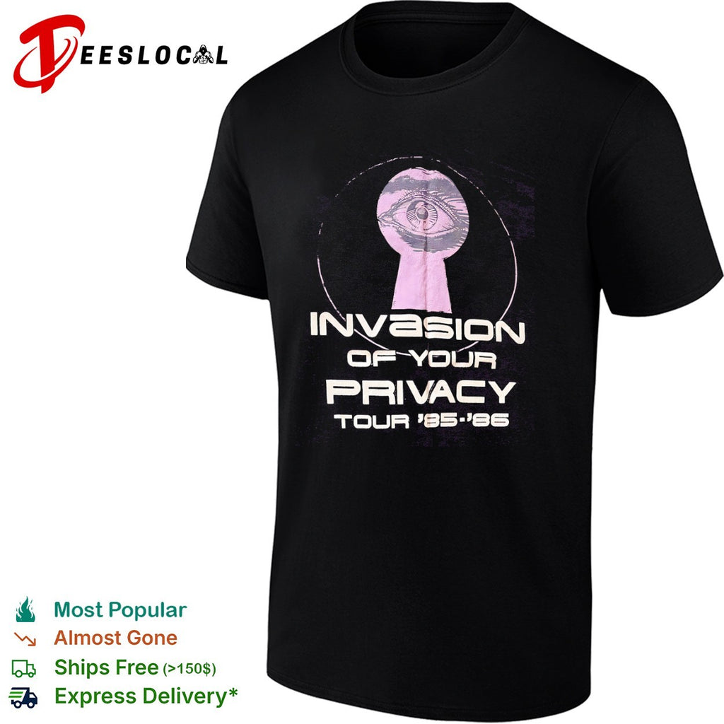 Ratt Invasion of Your Privacy Tour 85 86 eye keyhole shirt