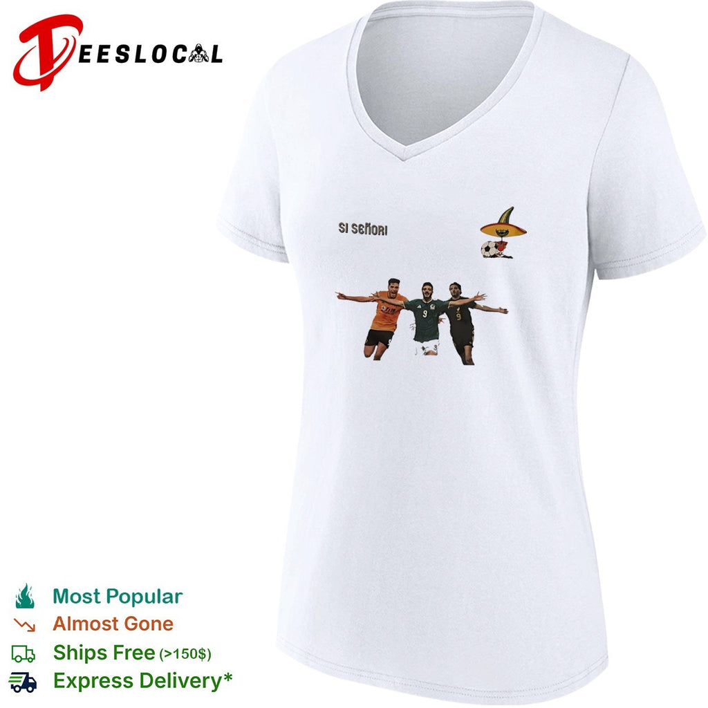 Raul Jimenez Wolverhampton Wanderers Premier League Si Senor Mexico World Cup shirt