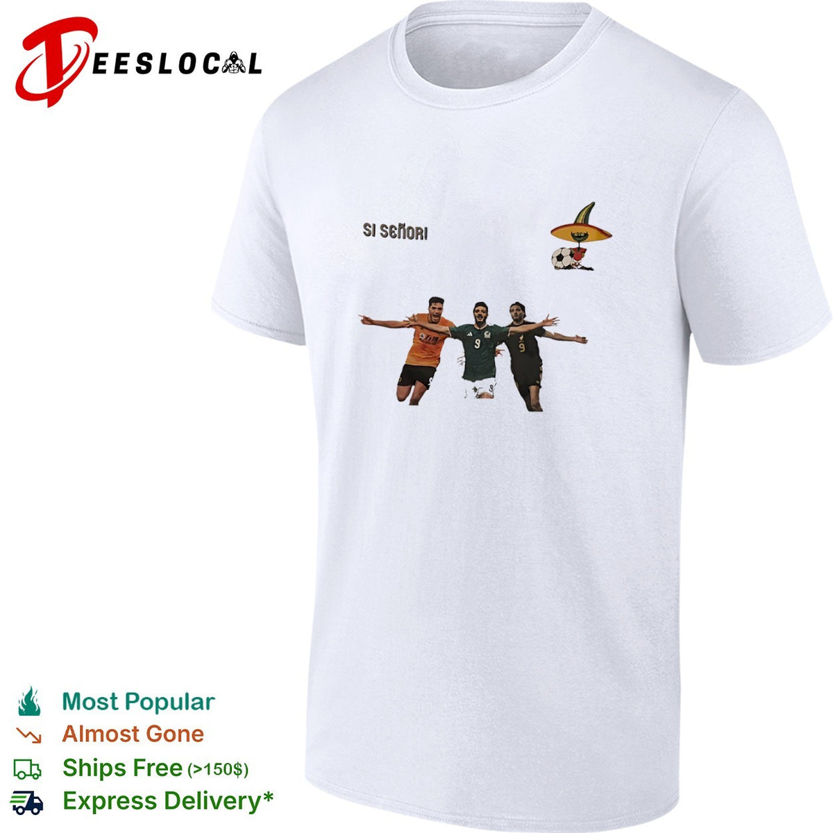 Raul Jimenez Wolverhampton Wanderers Premier League Si Senor Mexico World Cup shirt