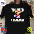 Rayman You Need A Real Man Cartoon Shirt
