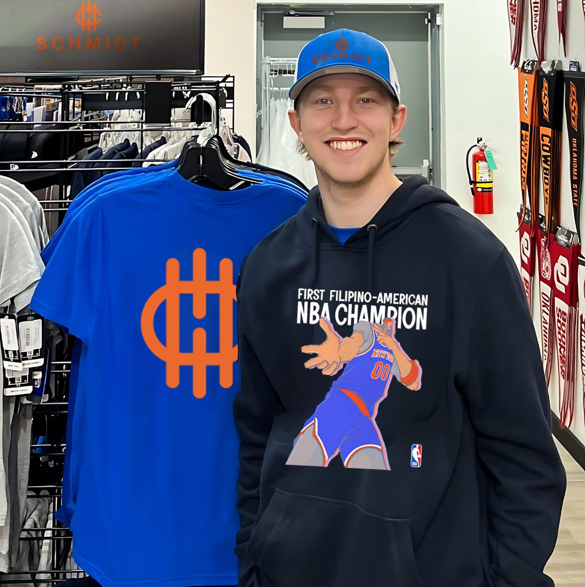 Raymond Townsend First Filipino-American NBA Champion NY Knicks shirt
