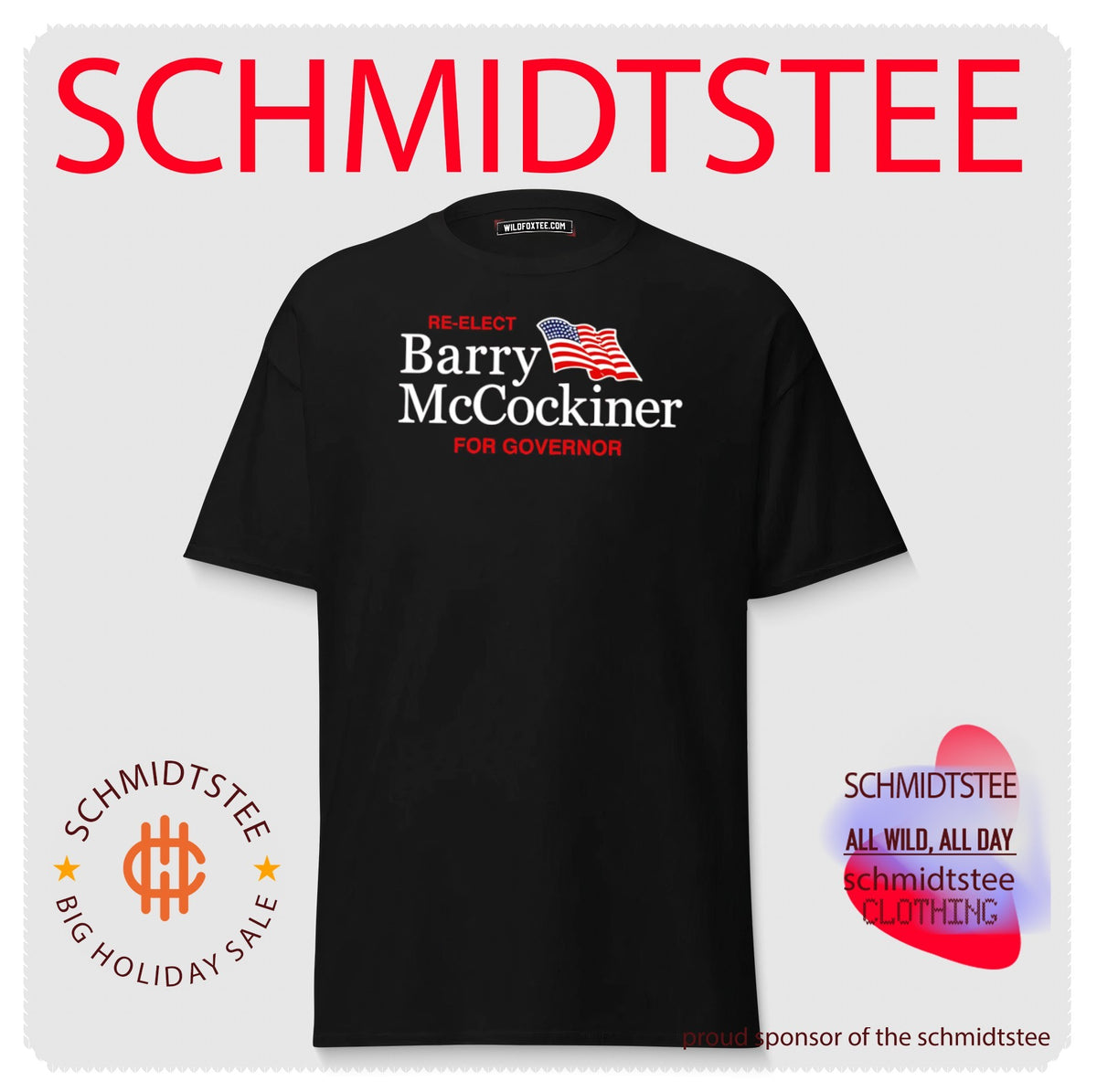 Re Elect Barry McCockiner For Governor Shirt