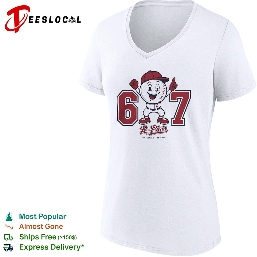 Reading Fightin Phils 67 since 1967 baseball mascot shirt