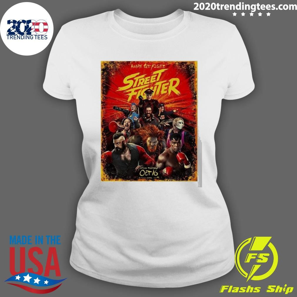 Ready Set Fight Street Fighter 2026 Hitting Theatres On October 16 Shirt