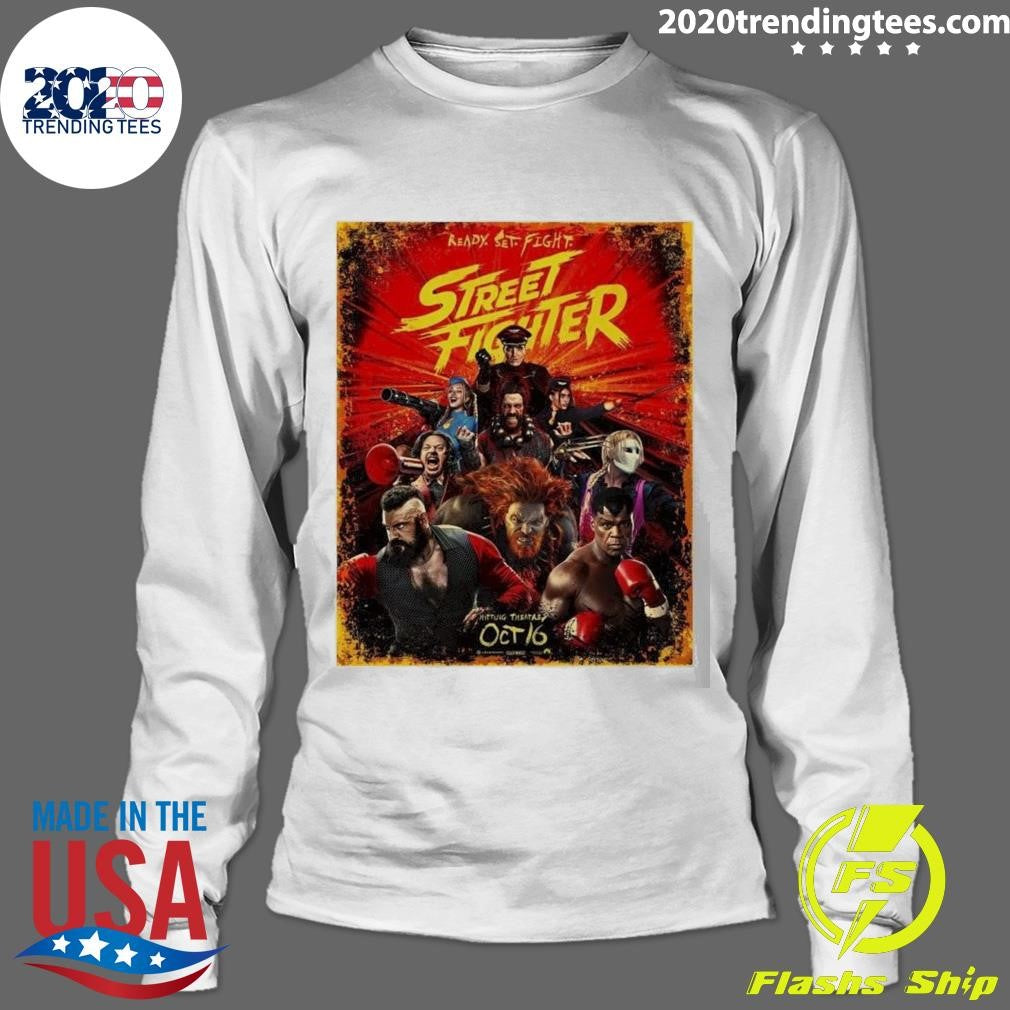 Ready Set Fight Street Fighter 2026 Hitting Theatres On October 16 Shirt