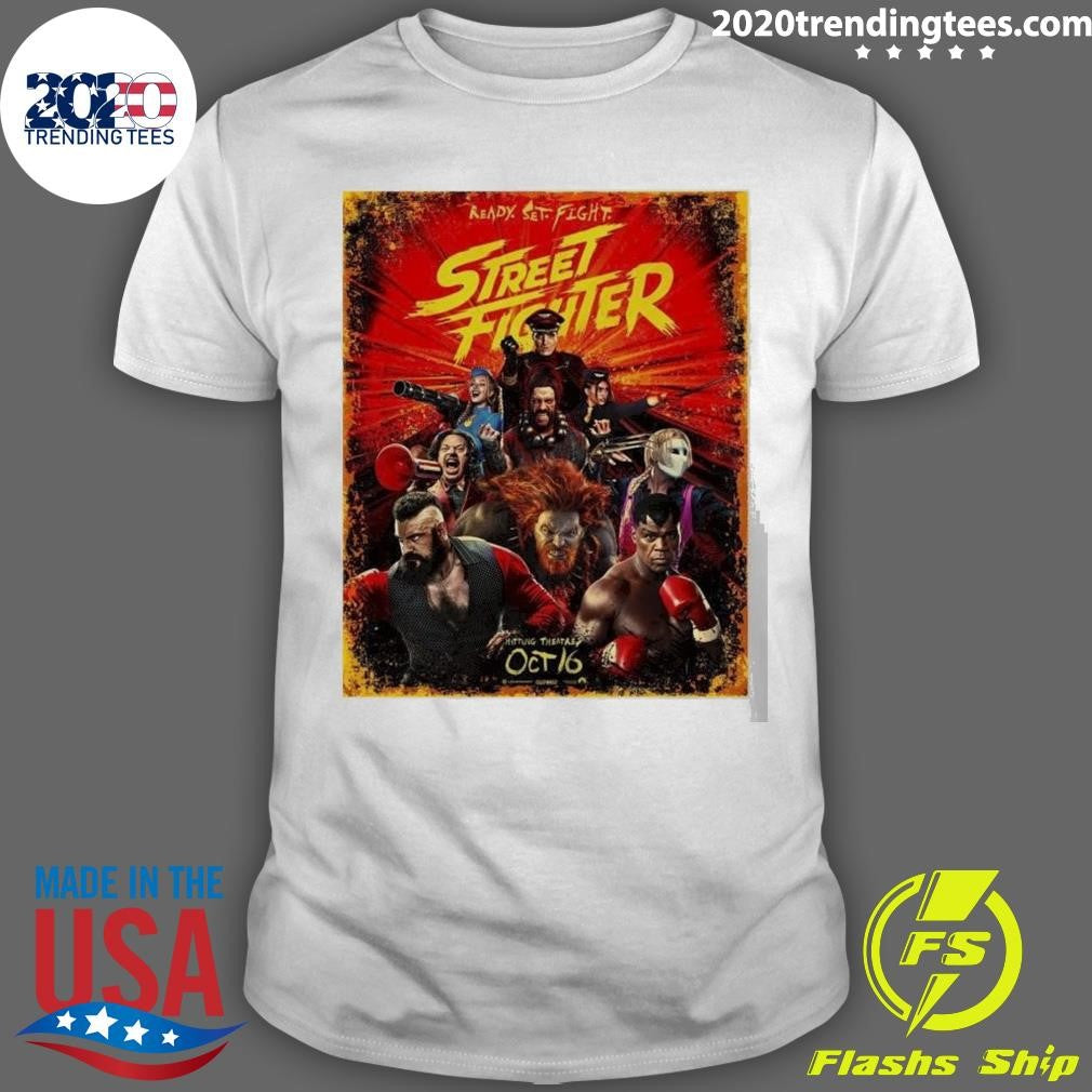 Ready Set Fight Street Fighter 2026 Hitting Theatres On October 16 Shirt