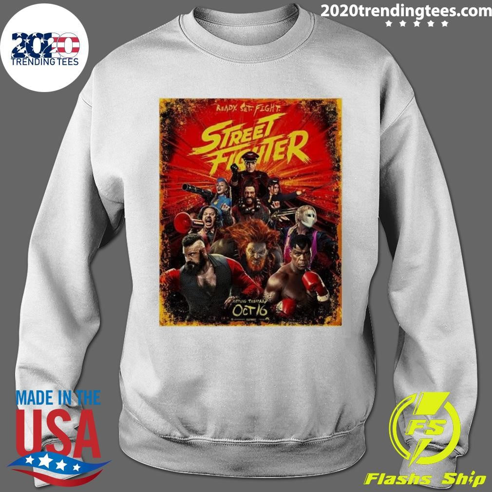 Ready Set Fight Street Fighter 2026 Hitting Theatres On October 16 Shirt