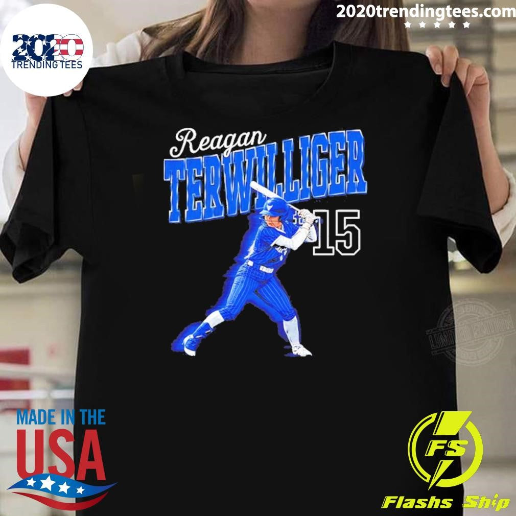 Reagan Terwilliger 15 Buffalo Bulls Softball Swing Shirt