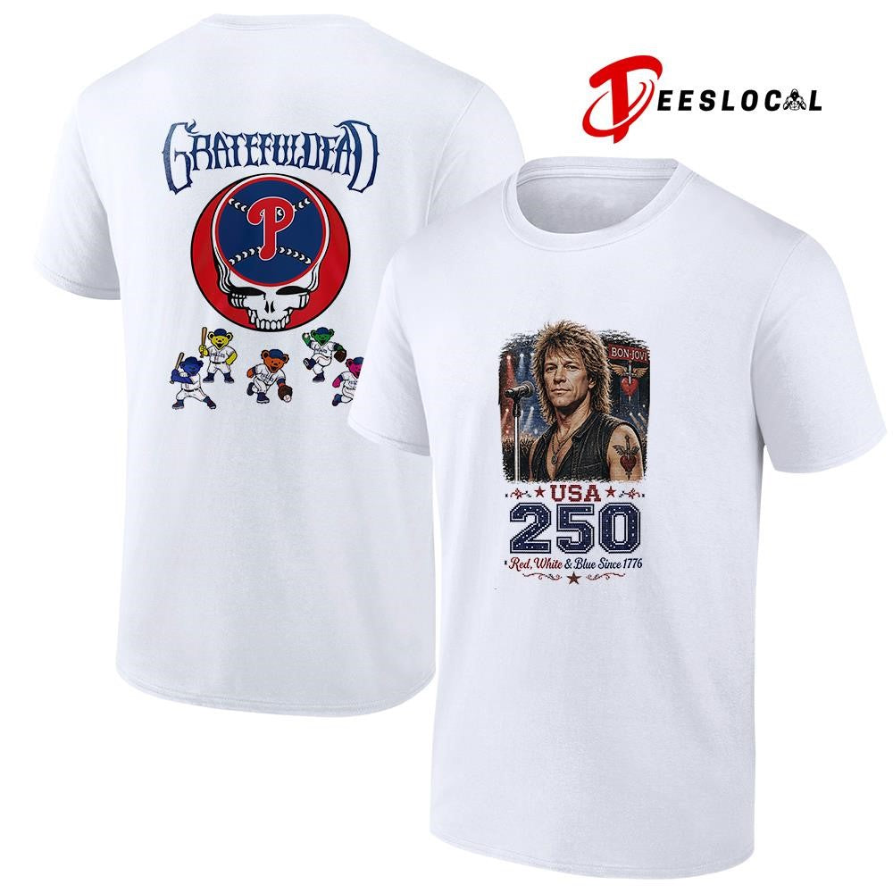 Real women love Bon Jovi smart women love America 250 years of freedom shirt