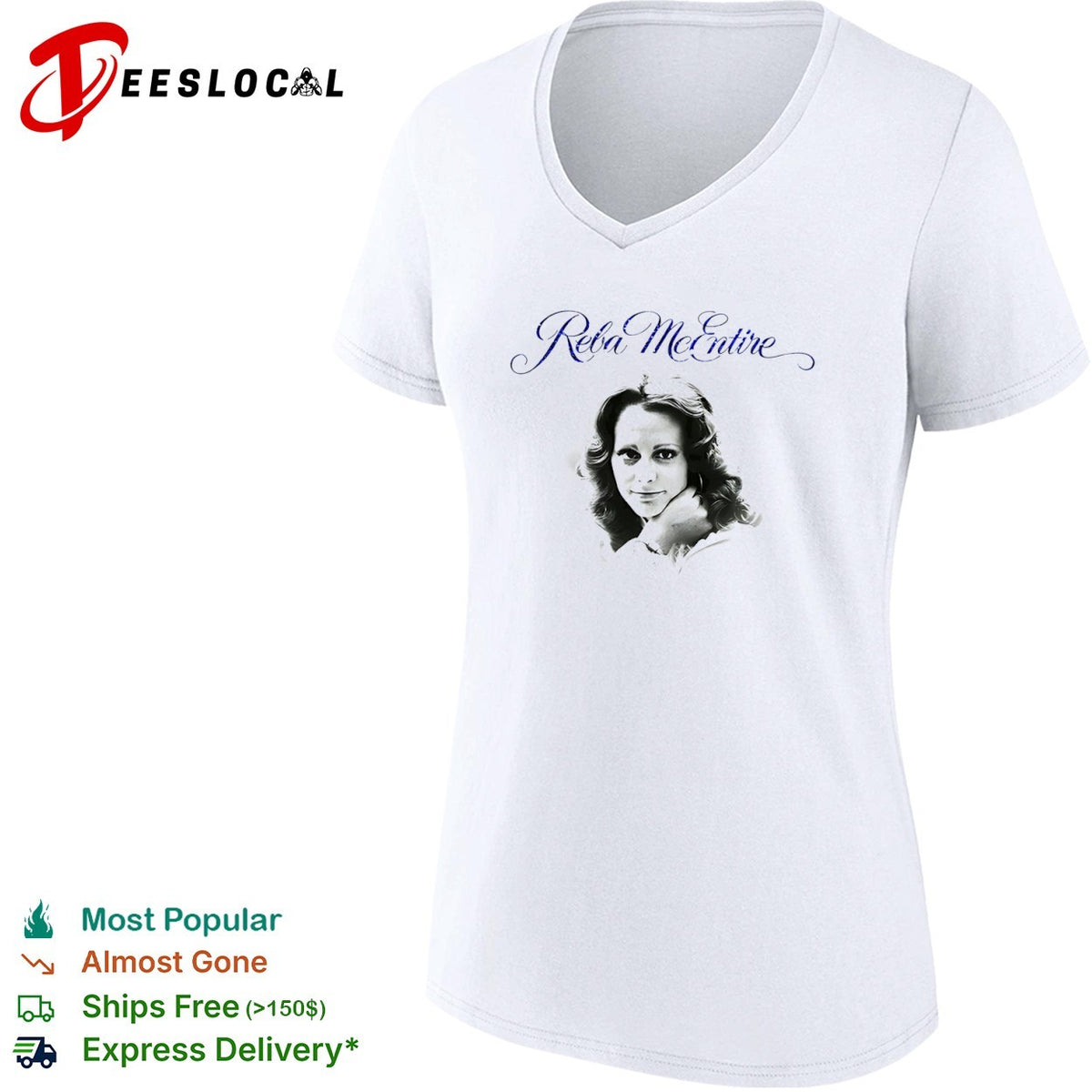 Reba McEntire Reba McEntire Portrait Minimalist Elegant Signature Music Icon shirt