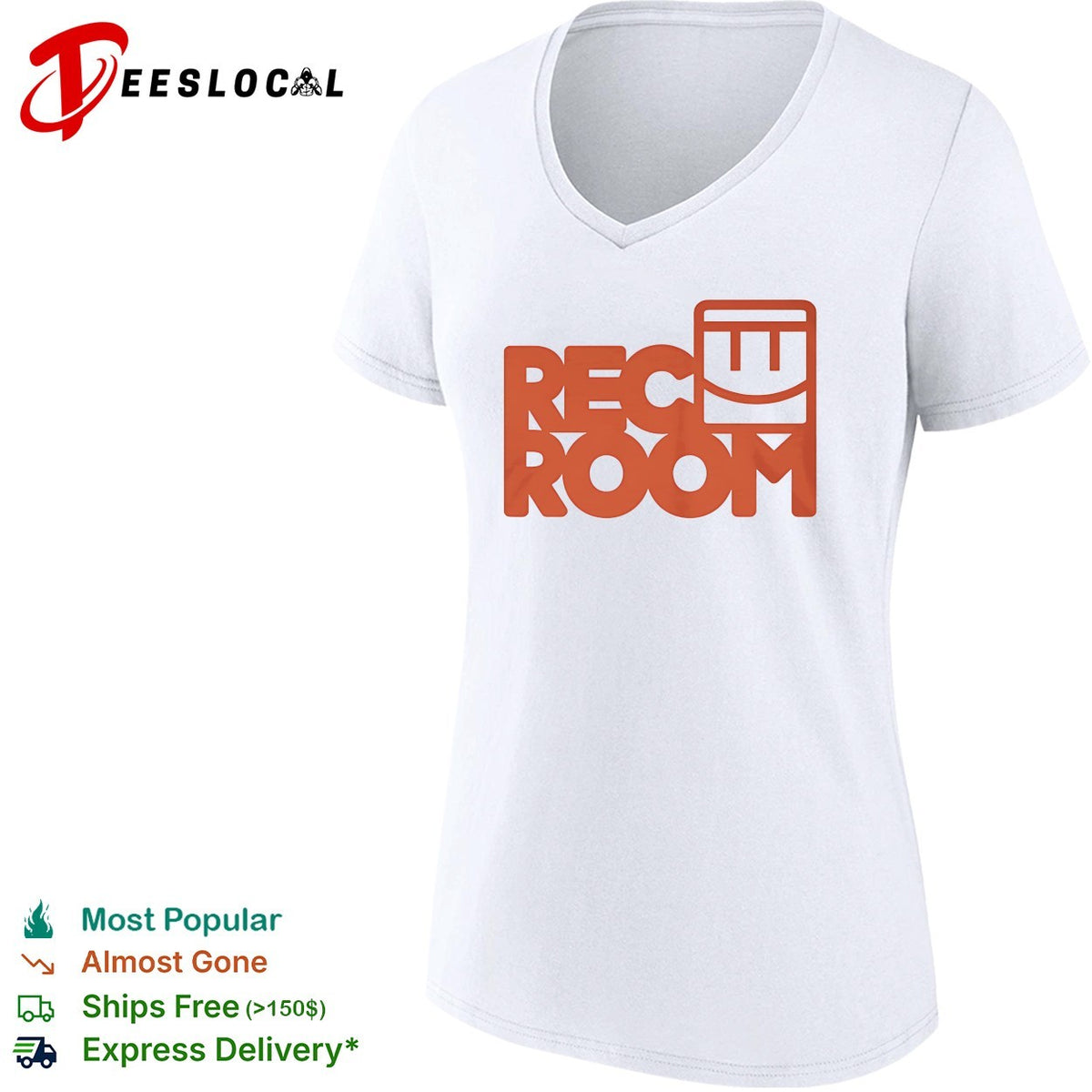 Rec Room bold logo gaming social VR platform art shirt