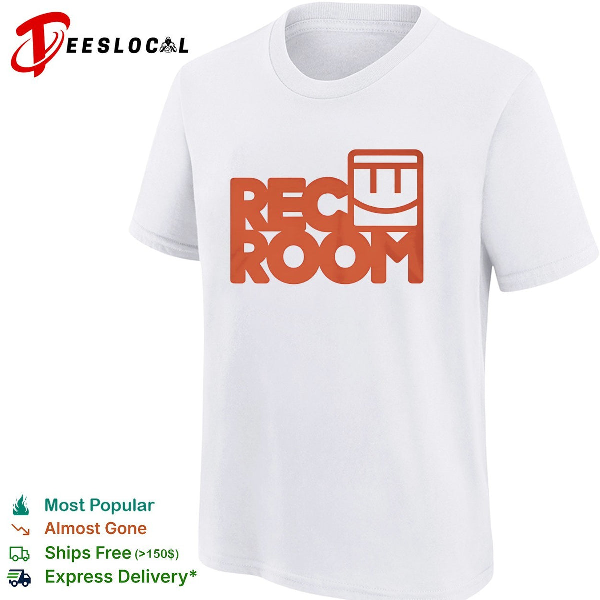 Rec Room bold logo gaming social VR platform art shirt