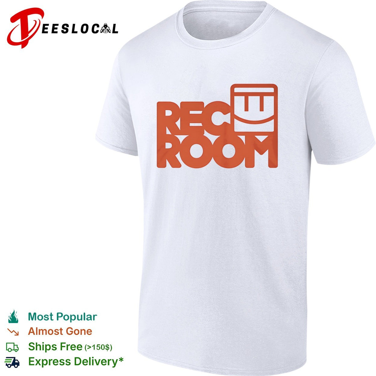 Rec Room bold logo gaming social VR platform art shirt