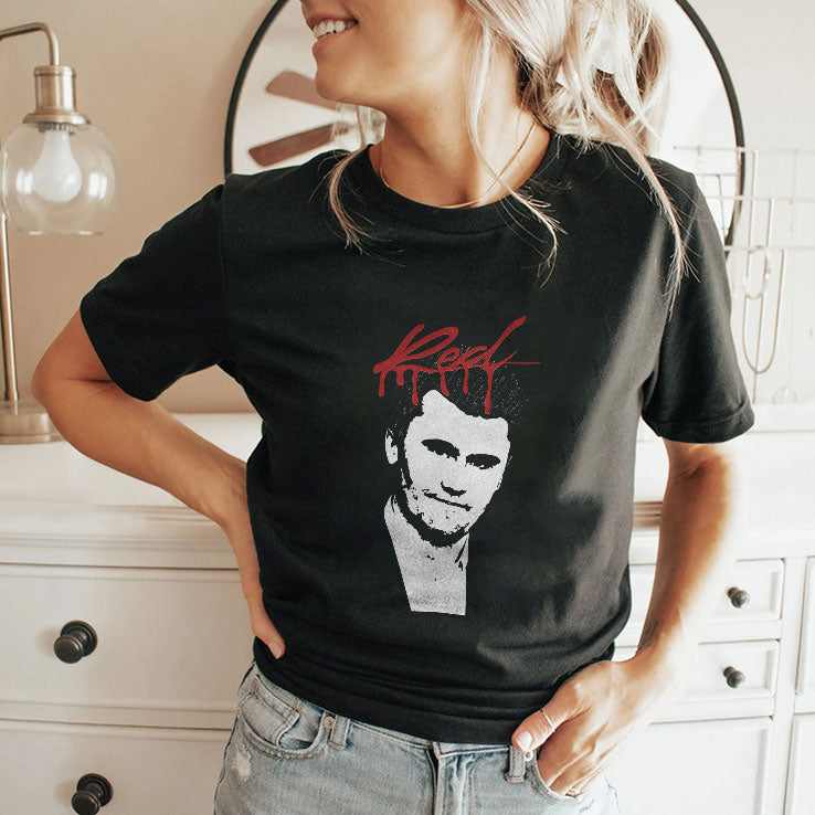 Red Charlie Kirk T Shirt