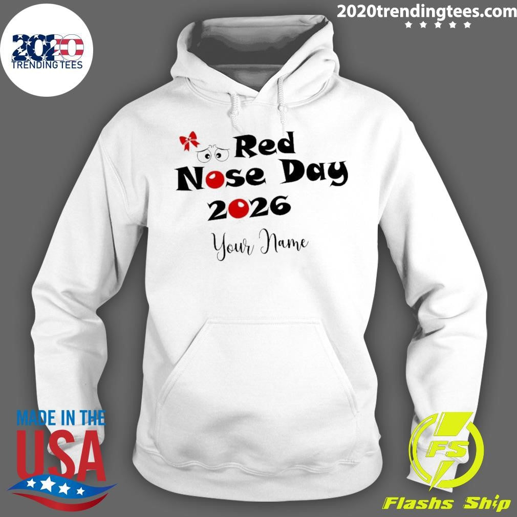 Red Nose Day 2026 Comic Relief Your Name Shirt