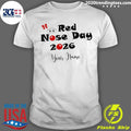 Red Nose Day 2026 Comic Relief Your Name Shirt