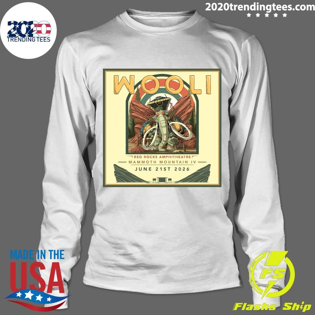 Red Rocks Co Is Transforming Into Mammoth Mountain Wooli Returns On June 21, 2026 Shirt