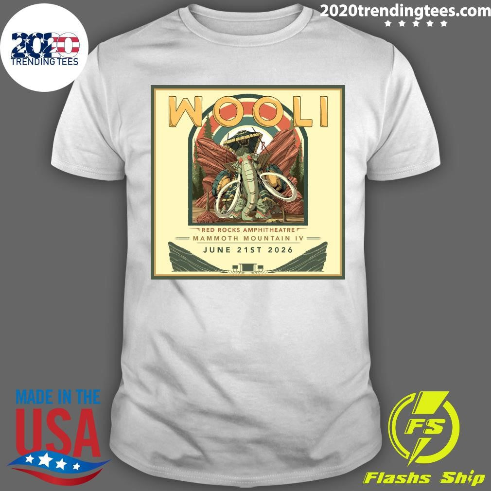 Red Rocks Co Is Transforming Into Mammoth Mountain Wooli Returns On June 21, 2026 Shirt