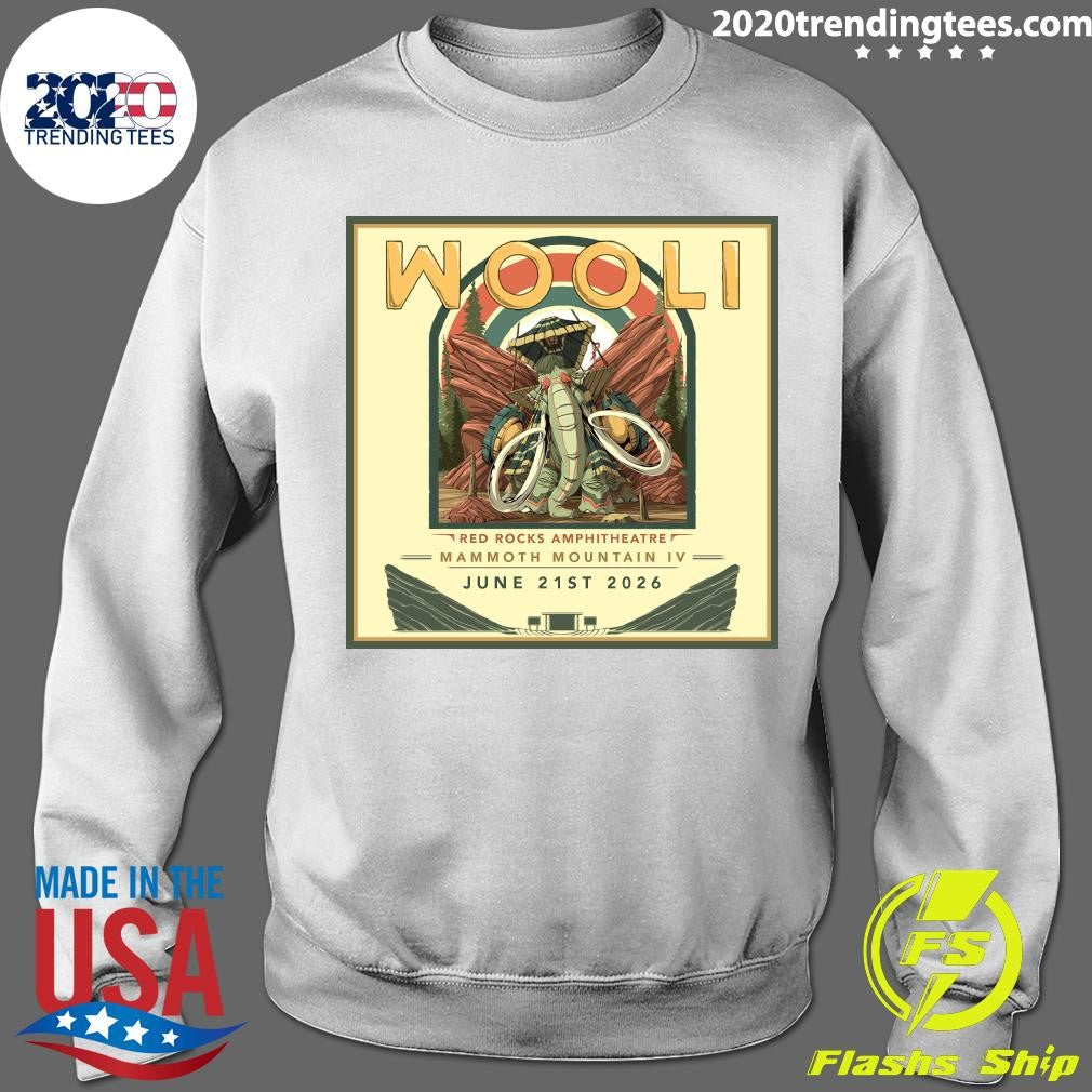 Red Rocks Co Is Transforming Into Mammoth Mountain Wooli Returns On June 21, 2026 Shirt
