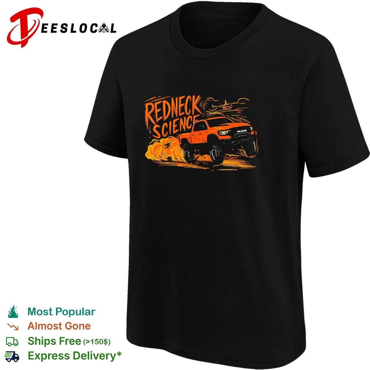 Redneck Science RAM TRX Truck Off Road Dirt Racing shirt