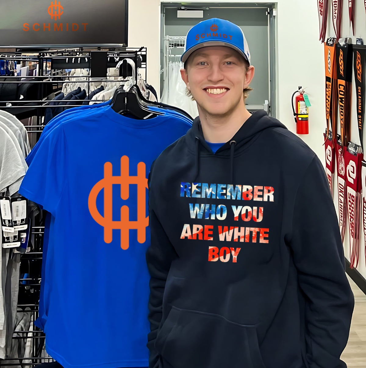 Remember Who You Are White Boy patriotic shirt
