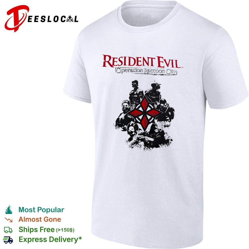 Resident Evil Operation Raccoon City Umbrella Corporation Wolfpack Squad shirt