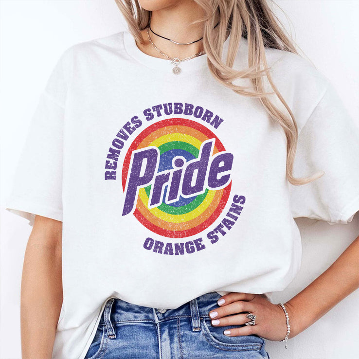 Resist Trump Removes Stubborn Orange Stains LGBT Pride Shirt