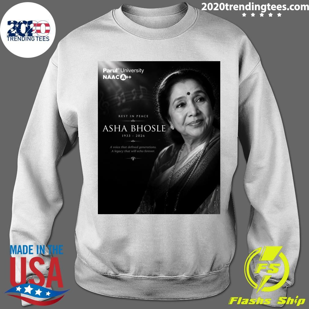 Rest In Peace Asha Bhosle 1933-2026 A Voice That Defined Generations A Legacy That Will Echo Forever Shirt