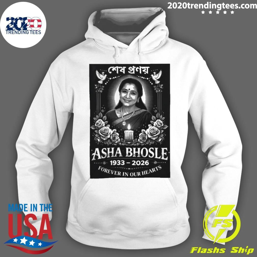 Rest In Peace Asha Bhosle Forever In Our Hearts 1933-2026 Shirt