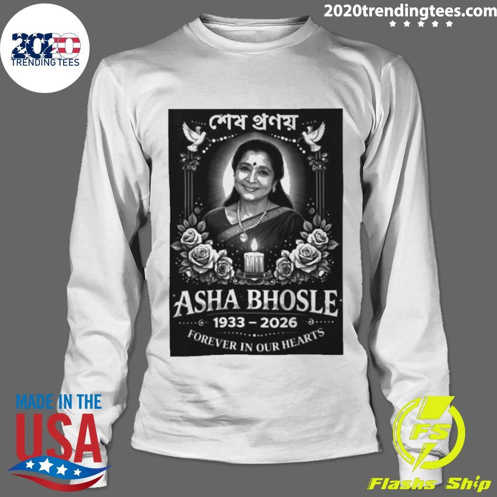 Rest In Peace Asha Bhosle Forever In Our Hearts 1933-2026 Shirt