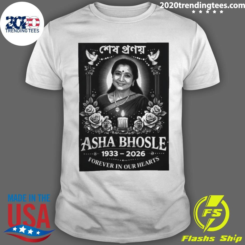Rest In Peace Asha Bhosle Forever In Our Hearts 1933-2026 Shirt