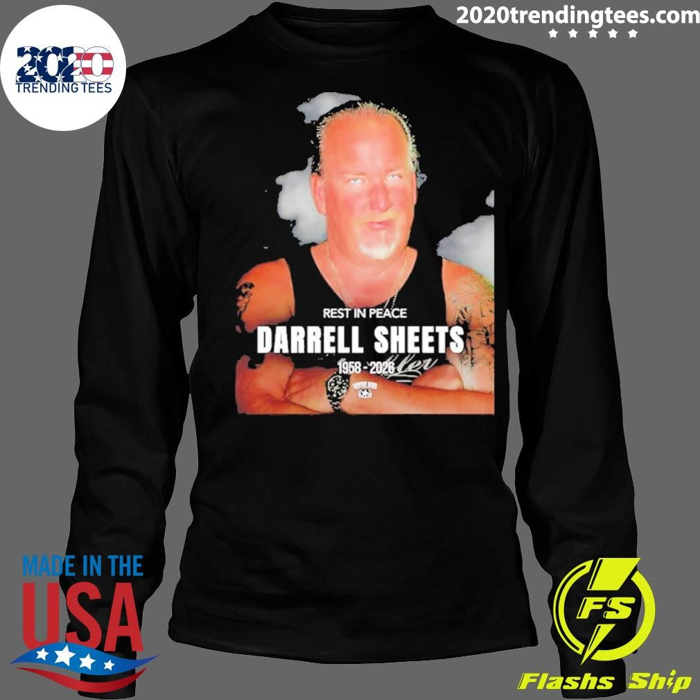 Rest In Peace Darrell Sheets 1958 2026 Shirt