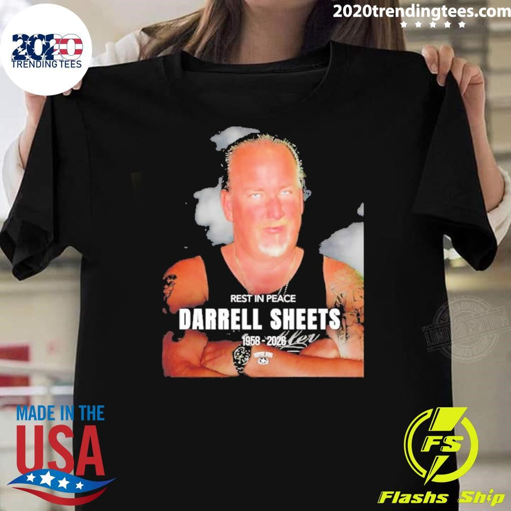 Rest In Peace Darrell Sheets 1958 2026 Shirt