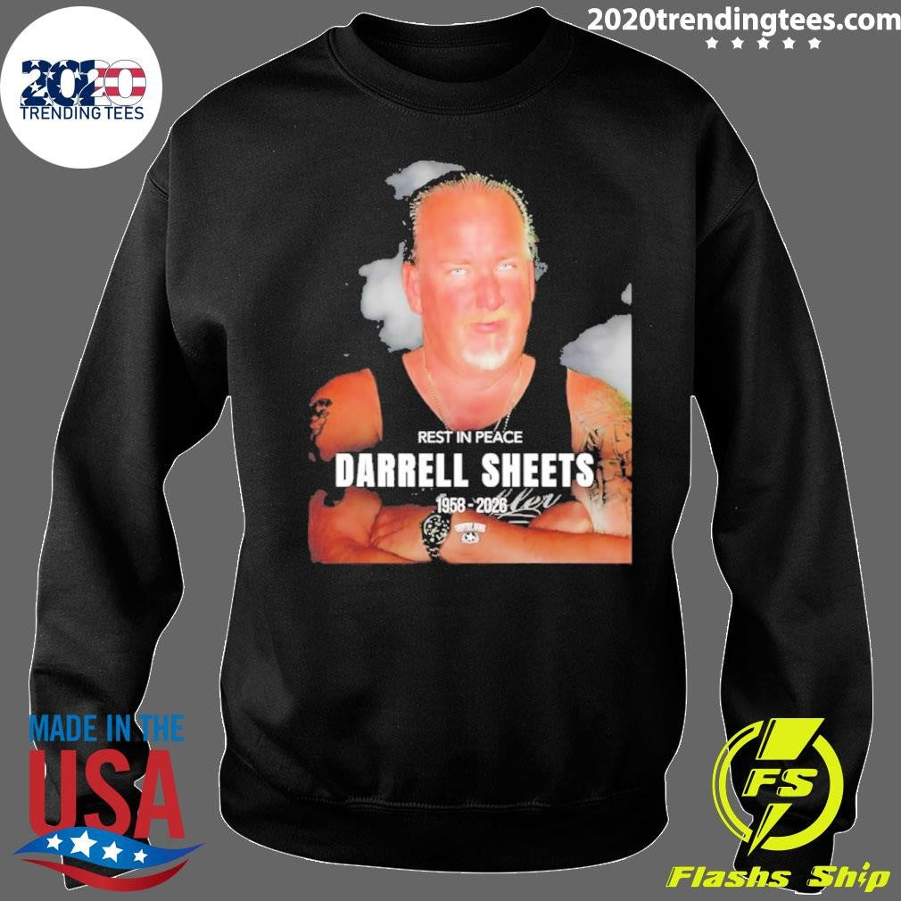 Rest In Peace Darrell Sheets 1958 2026 Shirt